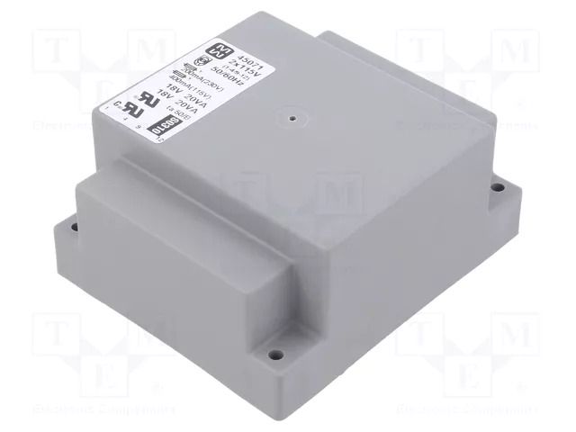 Transformer: encapsulated; 40VA; 115VAC,230VAC; 18V; 18V; 1111mA MYRRA MYRRA-45071