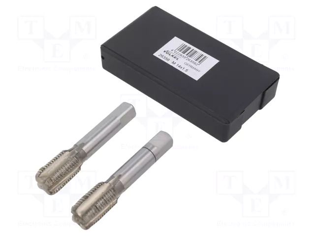 Tap; M14; 1.5; L: 70mm; Holder: hand; 9mm; Thread: fine thread; 2pcs. VÖLKEL VOLKEL-26356