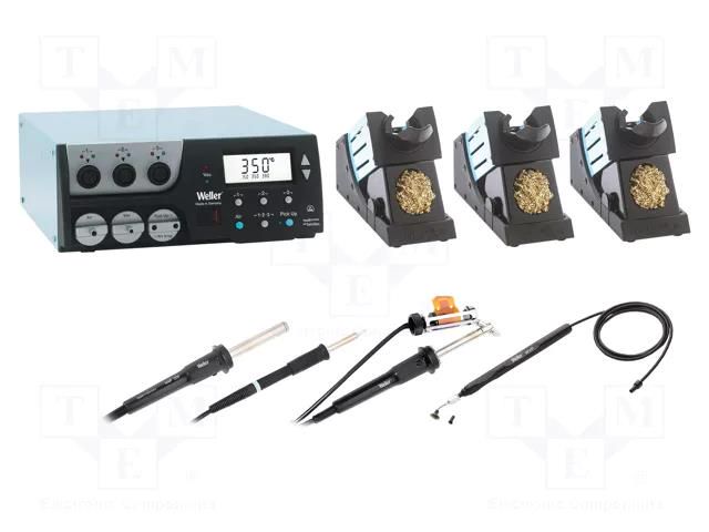 Station: service; 360W; 50÷550°C; 230VAC; 0÷15l/min; Ch: 3 WELLER WEL.WR3000M-DS