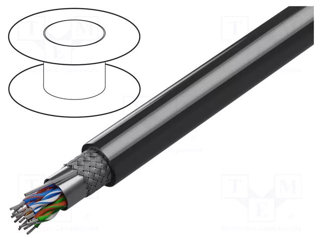Wire; 12x2x24AWG; RS232,RS422; stranded; Cu; Insulation: PVC; 30m BELDEN 8112.060100