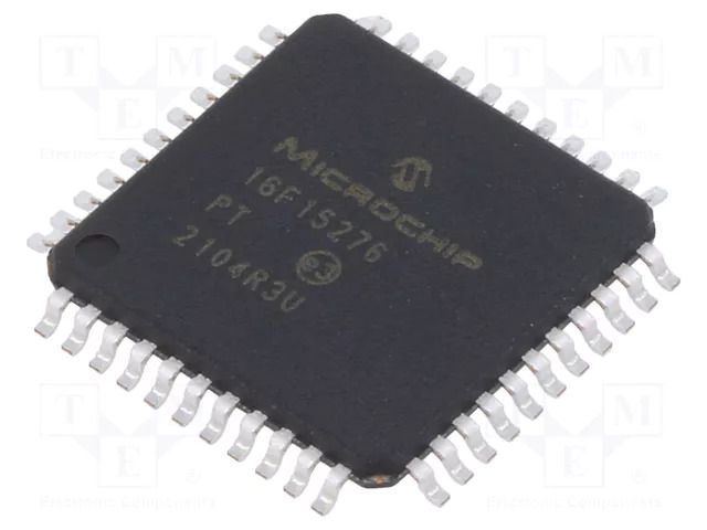 IC: PIC microcontroller; 28kB; 32MHz; 1.8÷5.5VDC; SMD; TQFP44 MICROCHIP TECHNOLOGY PIC16F15276-I/PT