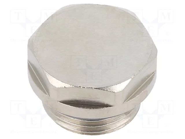 Hexagon head screw plug; with seal; nickel plated brass HUMMEL HUMMEL-2500380001