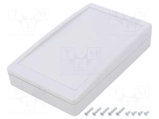 Enclosure: desktop; X: 90mm; Y: 144mm; Z: 30mm; ABS; grey SUPERTRONIC PP081G