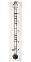 FLOWMETER, 10 TO 100SCFH, 100PSI VFB-53-SSV.