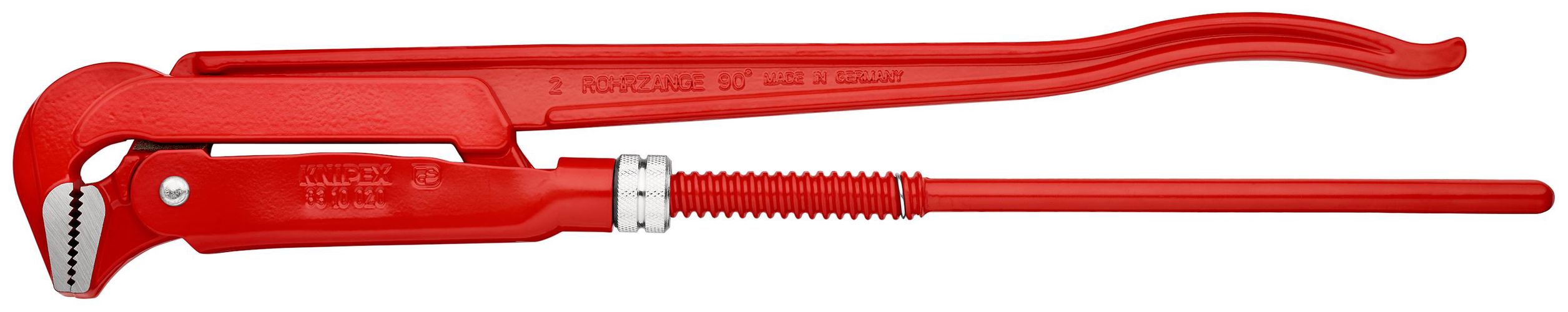 KNIPEX 83 10 020 Pipe Wrench 90° red powder-coated 560 mm 83 10 020 4003773014201