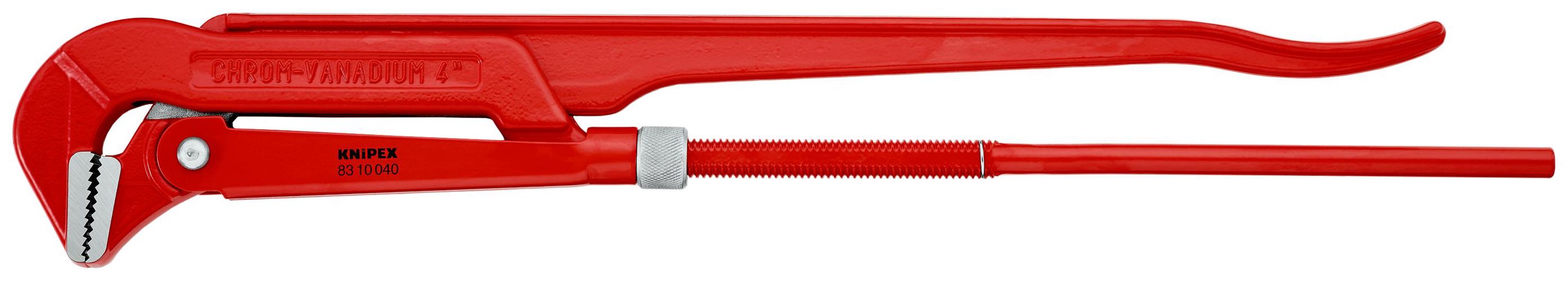 KNIPEX 83 10 040 Pipe Wrench 90° red powder-coated 750 mm 83 10 040 4003773022336