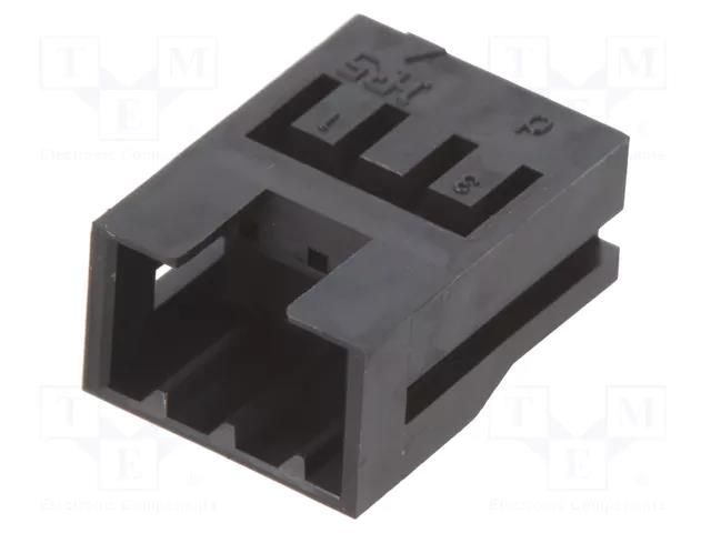 Connector: wire-wire/PCB; plug; male; PIN: 3; SignalBee; straight HIROSE DF3-3EP-2C