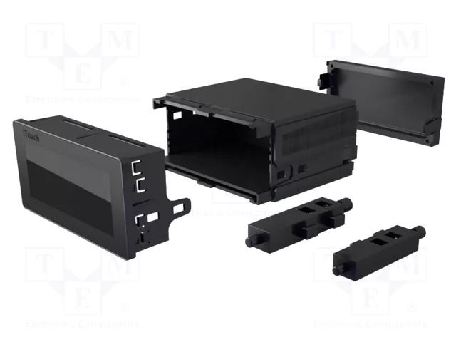 Enclosure: panel; X: 96mm; Y: 48mm; Z: 75mm; ABS,polycarbonate,PPO ITALTRONIC IT-16.109L075