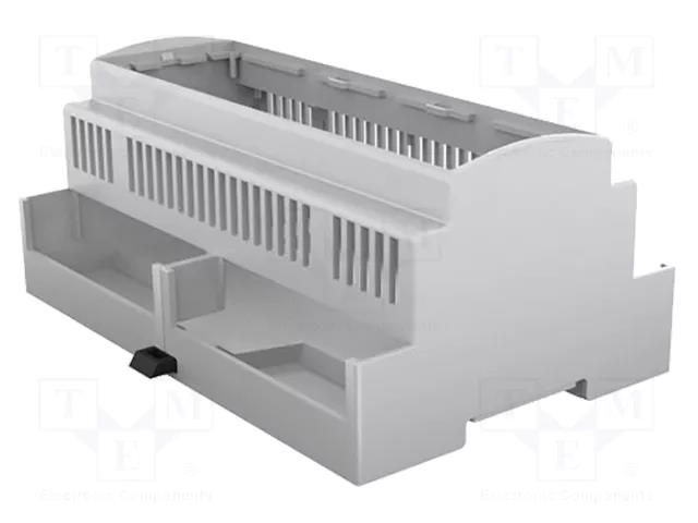 Enclosure: for DIN rail mounting; Y: 90.5mm; X: 142.3mm; Z: 62mm ITALTRONIC IT-25.0802000.BL