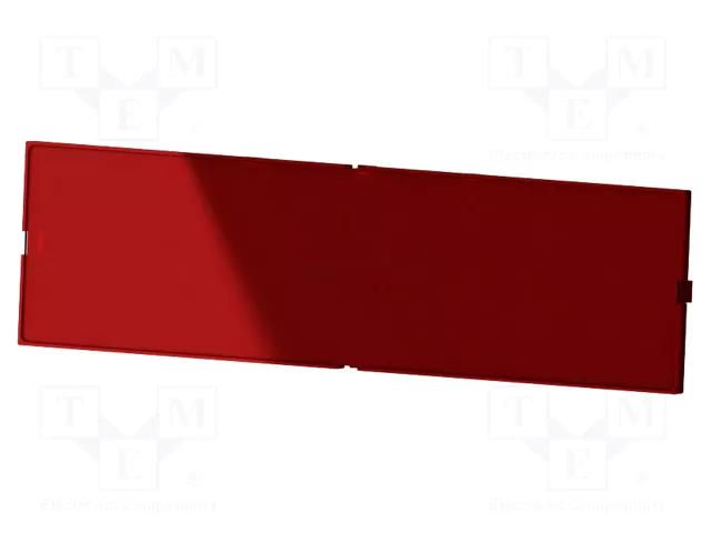 Front panel; with quick-release chuck; semi-transparent red ITALTRONIC IT-P05090821P