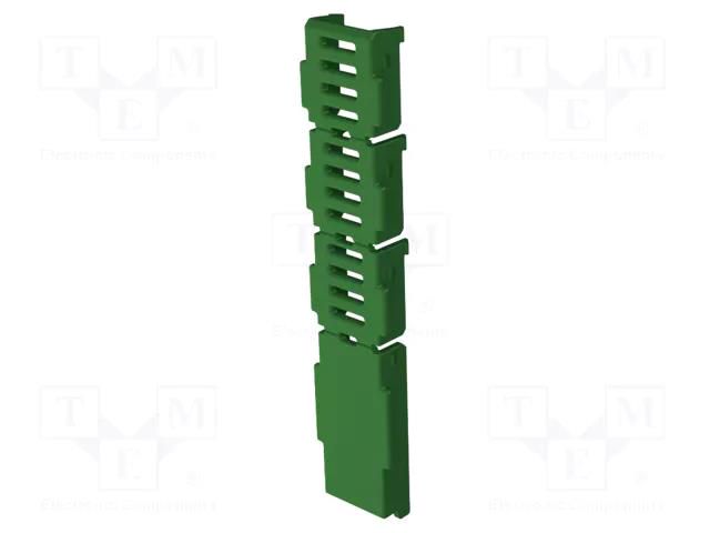 Stopper; 17.5 Railbox Vertical & Multilevel; green ITALTRONIC IT-P10000004T