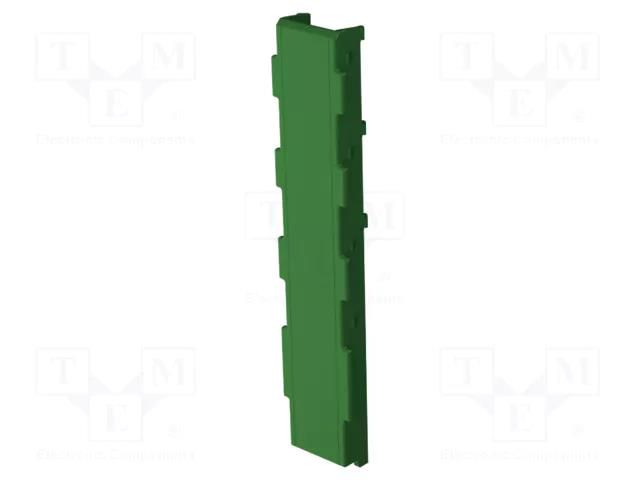 Stopper; 17.5 Railbox Vertical & Multilevel; green ITALTRONIC IT-P10000008T