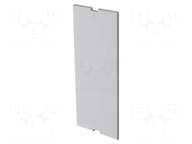 Internal panel; 37.5 Railbox Compact Vertical; grey ITALTRONIC IT-P10060201P