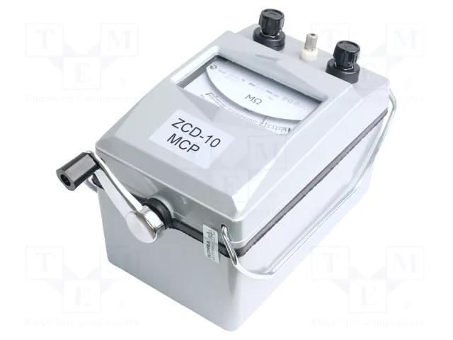 Meter: insulation resistance; analogue; 2.5kV; 0÷2.5GΩ MCP ZCD-10/11D-10