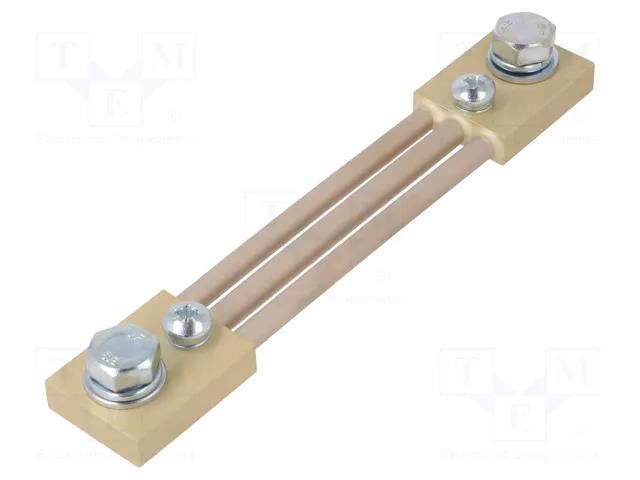 Current shunt; 200A; Class: 0.2; 100mV LUMEL B6-100200AD01A2M0