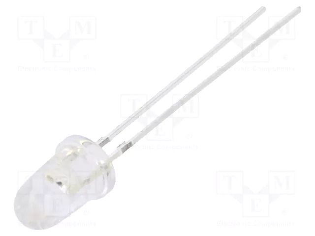 LED; green; 5mm; 30000÷35000mcd; 8°; Front: convex; 2.9÷3.6VDC OPTOSUPPLY OSG5DA5201A