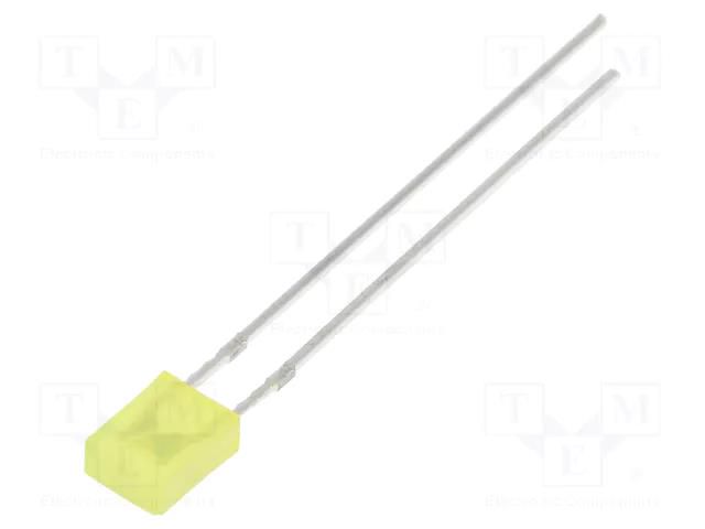 LED; yellow; rectangular; 2x4x5mm; 330÷500mcd; 100°; Front: flat OPTOSUPPLY OSY5JA7YA4B