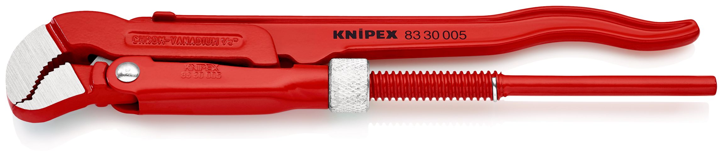 KNIPEX 83 30 005 Pipe Wrench S-Type red powder-coated 245 mm 83 30 005 4003773025221