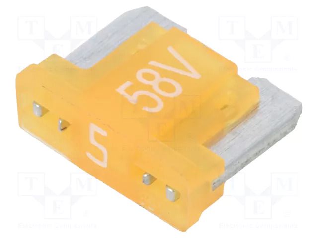 Fuse: fuse; 5A; 58VDC; automotive; 11mm; MINI; tin alloy ESKA 341724-58V
