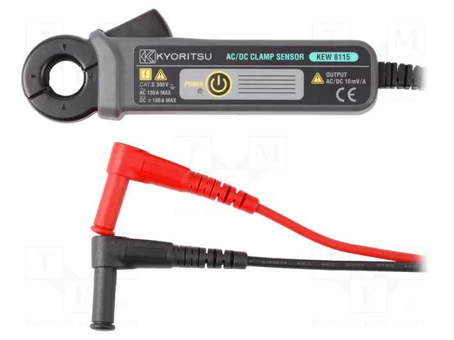 AC/DC current clamp adapter; Øcable: 12mm; I DC: 0÷180A; Len: 1.2m KYORITSU KEW8115