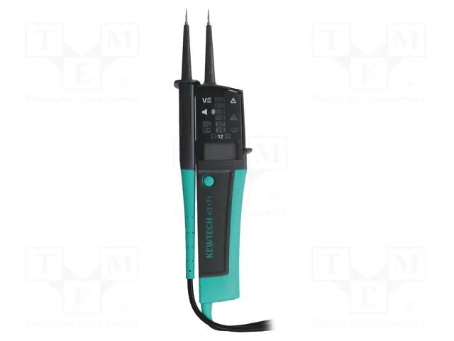 Tester: electrical; LEDs,LCD; VAC: 12÷690V; 16÷400Hz; VDC: 12÷690V KYORITSU KT171