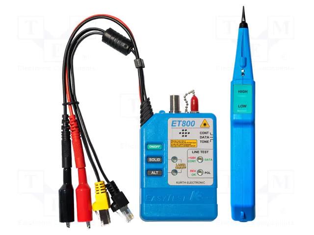 Tester: wire localizer; EasyTest; 350VAC,500VDC; 0.25m Kurth Electronic KE-KE801