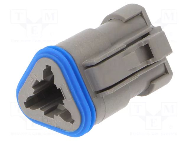 Connector: wire-wire; plug; female; PX0; PIN: 3; IP68; for cable BULGIN PX0105S03GY