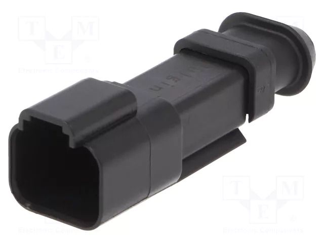 Connector: wire-wire; plug; male; PX0; PIN: 2; IP68; for cable; black BULGIN PX0109P02BK