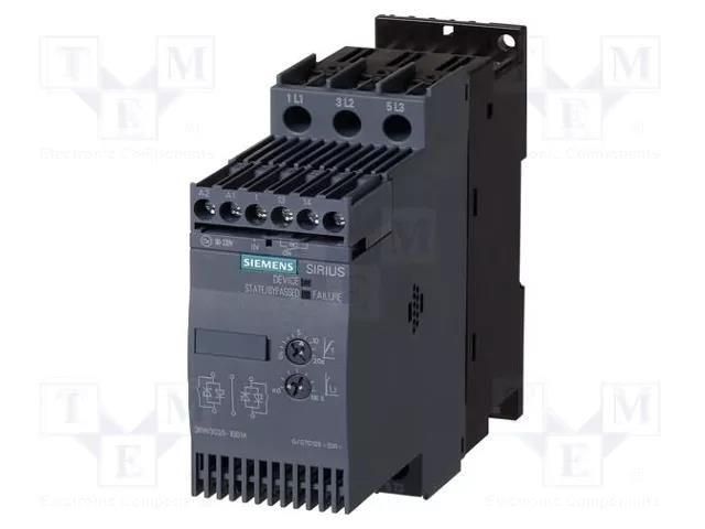 Module: softstart; Usup: 200÷480VAC; for DIN rail mounting; 15kW SIEMENS 3RW3027-1BB14