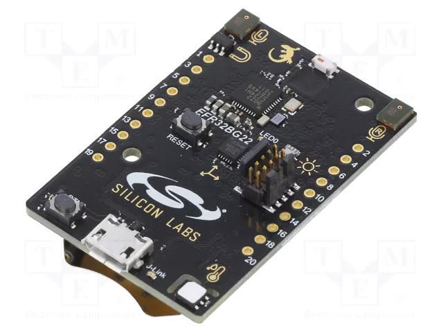 Dev.kit: Silicon Labs; prototype board; Comp: EFR32BG22; 5VDC SILICON LABS SLTB010A