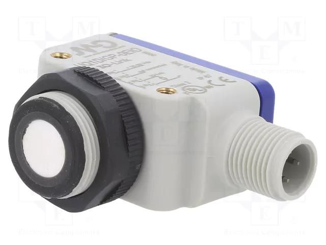 Sensor: ultrasonic; angular; Range: 80mm÷1.2m; Usup: 10÷30VDC; PBT Micro Detectors UQ1D/GP-0EIO