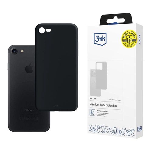 Apple iPhone 7/8/SE 2020/2022 - 3mk Matt Case black, 3mk Protection 5903108291163 5903108291163