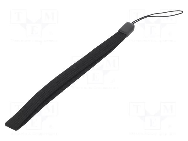 Hand strap; W: 8mm; L: 140mm; black TAKACHI TKC-STPS-140B