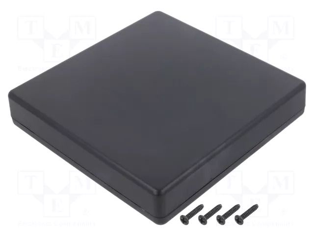 Enclosure: multipurpose; X: 125mm; Y: 125mm; Z: 25mm; TW; ABS; black TAKACHI TKC-TW13-3-13B