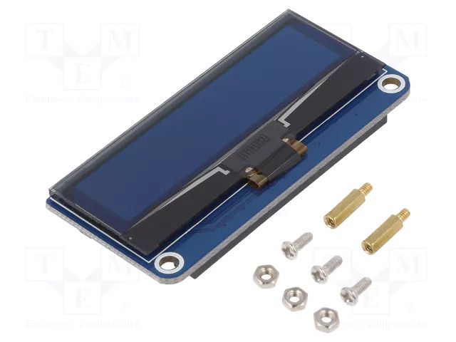 Display: OLED; 2.23"; 128x32; 65x30.8mm; white; PIN: 40; 3.3÷5VDC WAVESHARE WSH-17009