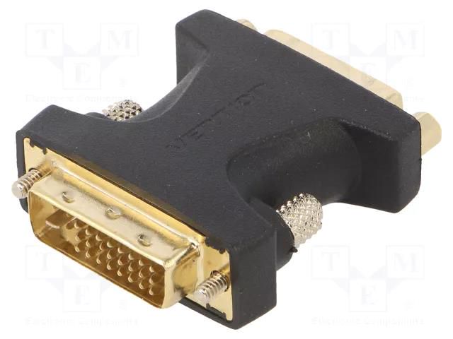 Adapter; DVI-I (24+5) socket,DVI-I (24+5) plug; black VENTION ECGB0