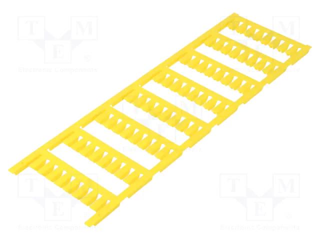 Markers; 3÷3.7mm; polyamide 66; yellow; -40÷100°C; push-in; SFR WEIDMÜLLER WM-1318690000