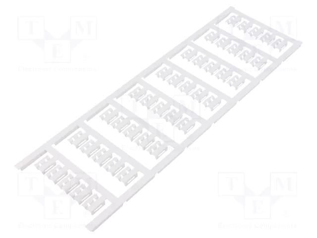 Markers; 2÷3.5mm; polyamide 66; white; -40÷100°C; snap fastener WEIDMÜLLER WM-1747320001