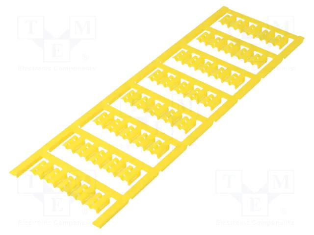 Markers; 2÷3.5mm; polyamide 66; yellow; -40÷100°C; snap fastener WEIDMÜLLER WM-1747320004