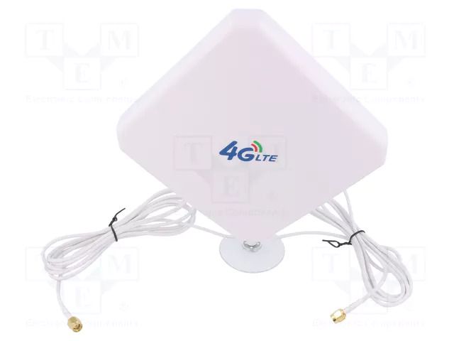 Antenna; LTE; 20dBi; for wall mounting; 50Ω; -40÷85°C; 1.9m SR PASSIVES 4G-ANT-PNL01-SMA