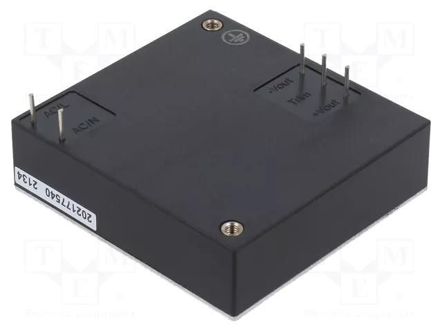 Converter: AC/DC; 70W; Uin: 90÷264VAC; 48VDC; Iout: 1.46A; 89.5% CINCON CBM70S480