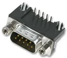 D-SUB CONN, PLUG, 9POS, THROUGH HOLE 2301843-2
