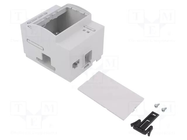 Enclosure: for computer; Raspberry Pi; ABS,polycarbonate; grey ITALTRONIC IT-25.0410001.RPI