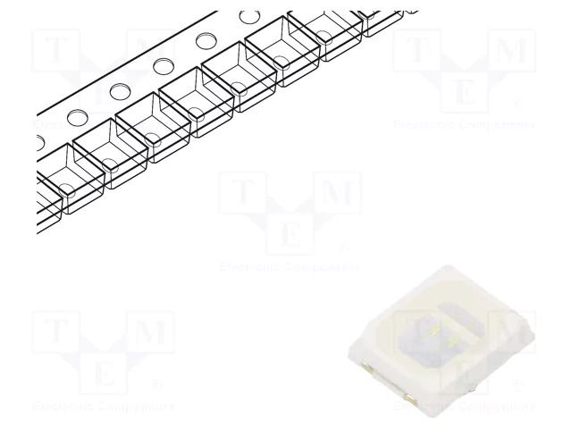 LED; green; SMD; 2835; 4650÷5550(typ)-7950mcd; 2.8÷3.4VDC; 120° FORYARD FYLS-2835PGC-0.2W