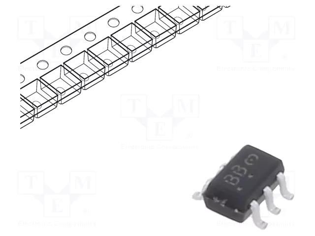 Transistor: NPN / PNP; bipolar; complementary pair; 65V; 0.1A ONSEMI SBC846BPDW1T2G