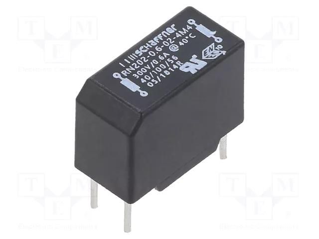 Inductor: wire with current compensation; THT; 600mA; 380mΩ SCHAFFNER RN202-0.6-02-4M4