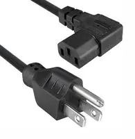 POWER CORD, NEMA 5-15P-R/A IEC C13, 79" 313010-01