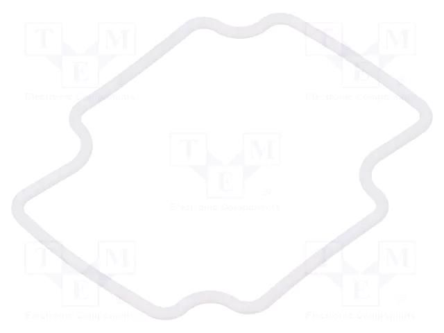 Gasket; Gasket material: silicone GAINTA P201SEAL