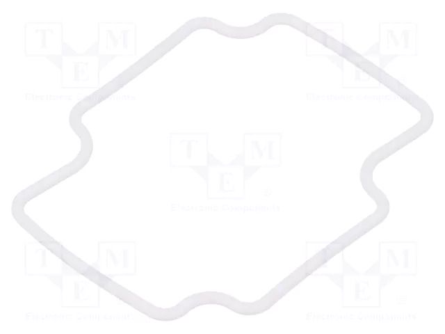 Gasket; Gasket material: silicone GAINTA P201SEAL