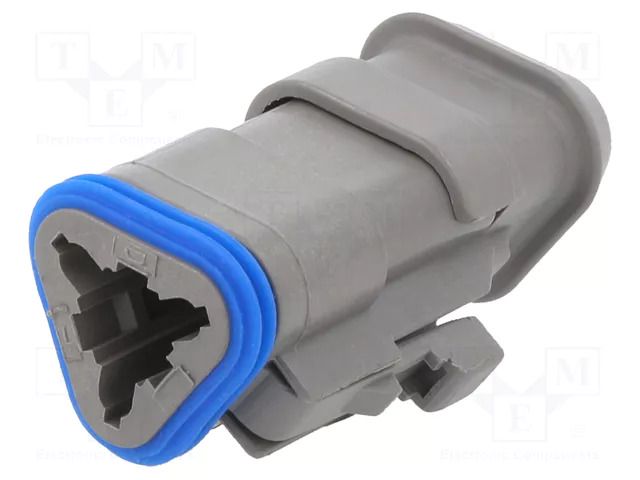 Connector: wire-wire; plug; female; PX0; PIN: 3; IP68; for cable BULGIN PX0108S03GY